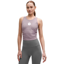 Clemson lululemon Women's All It Takes Gathered Scoopneck Tank - LT PURPLE