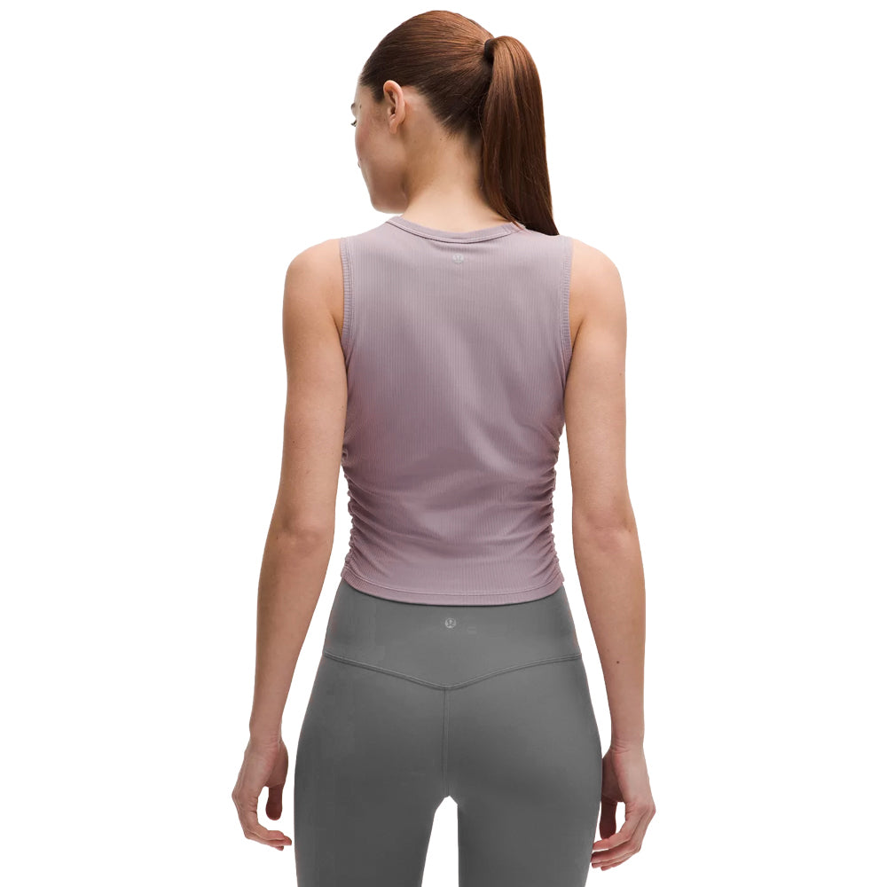 Clemson lululemon Women's All It Takes Gathered Scoopneck Tank - LT PURPLE
