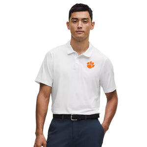 Clemson lululemon Bright White Evolution Polo - BRT WHT