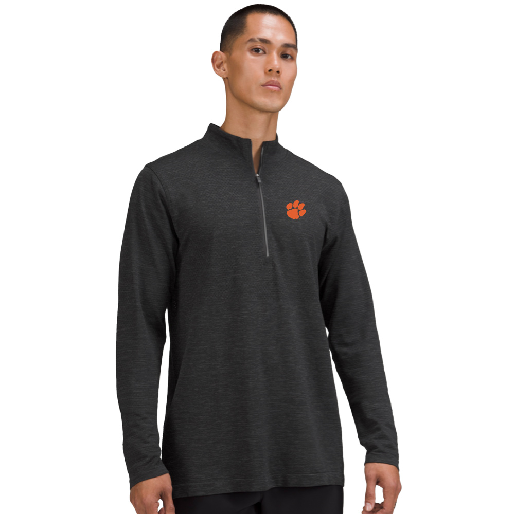 Clemson lululemon Metal Vent Tech Midweight Half Zip Clemson lululemon Metal Vent Tech Midweight Half Zip