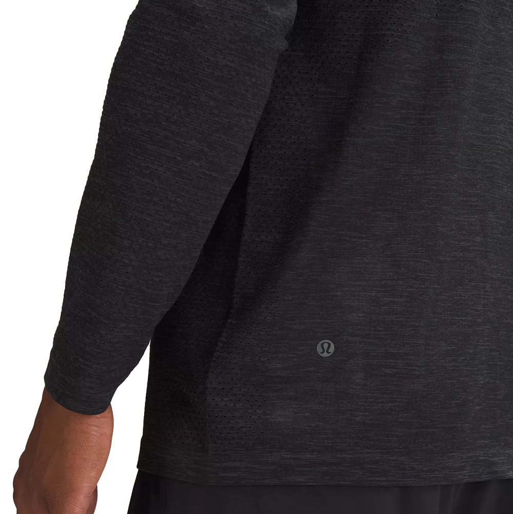 Clemson lululemon Metal Vent Tech Midweight Half Zip - DK GREY