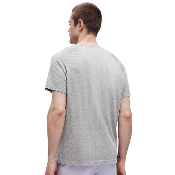 Clemson lululemon Paw Hammer Metal Vent Tech Short Sleeve Shirt - MD GREY