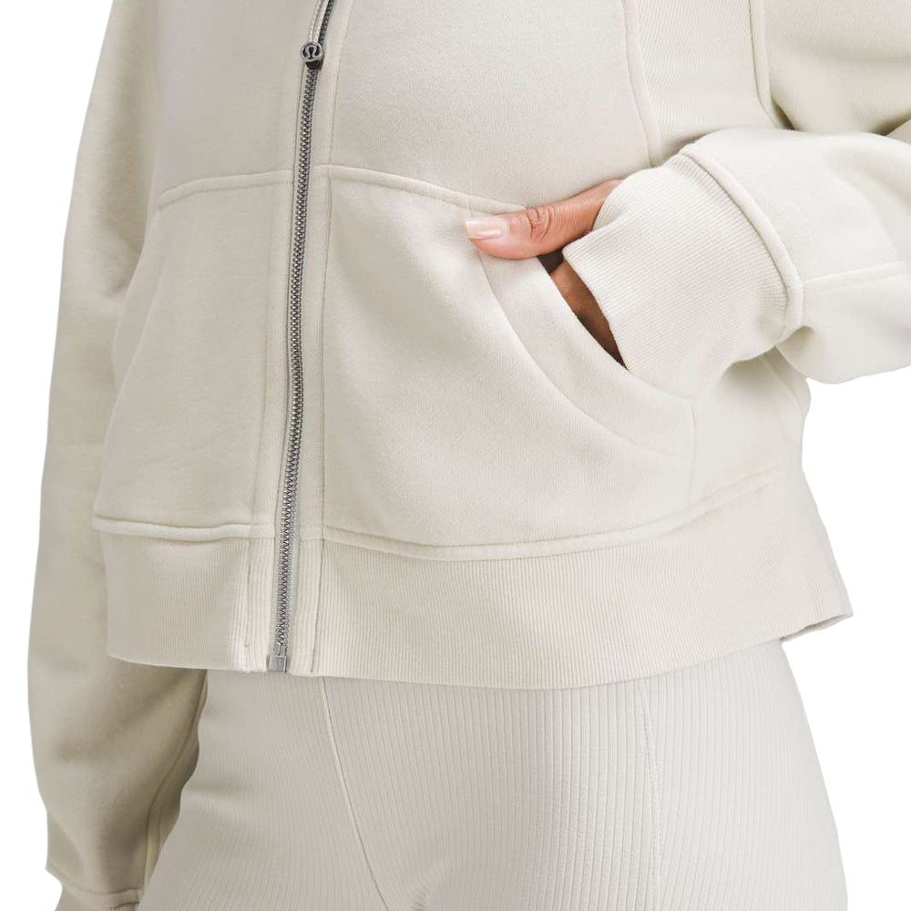 Clemson lululemon Women's Bone Scuba Oversized Full Zip