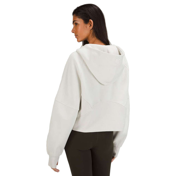 Clemson lululemon Women's Bone Scuba Oversized Half-Zip Hoodie