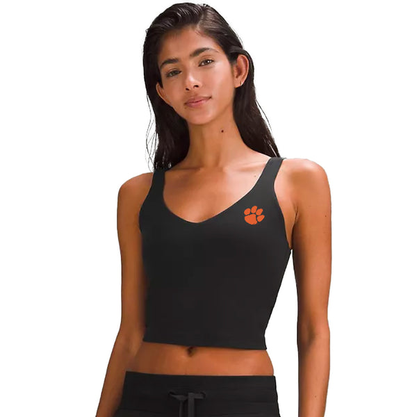 Clemson lululemon Women's Curvy Align Tank Top - BLACK