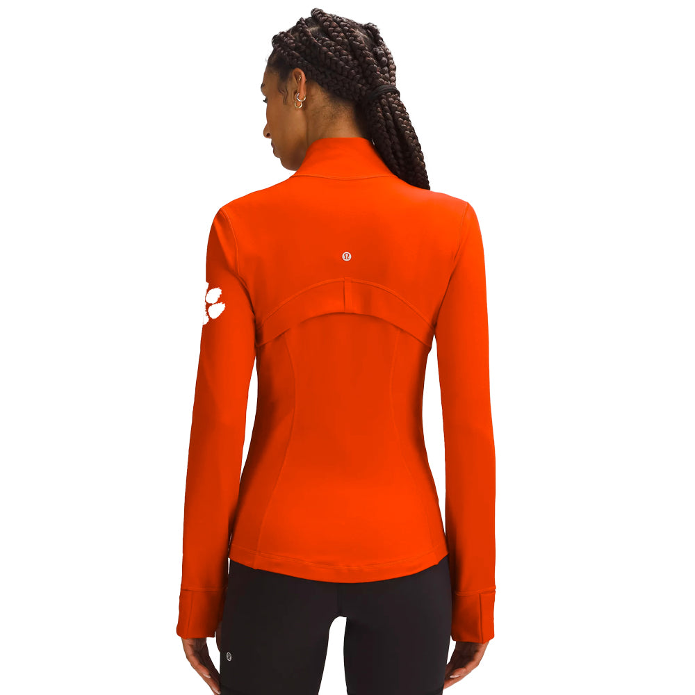 Clemson lululemon Women's Curvy Define Jacket - ORANGE