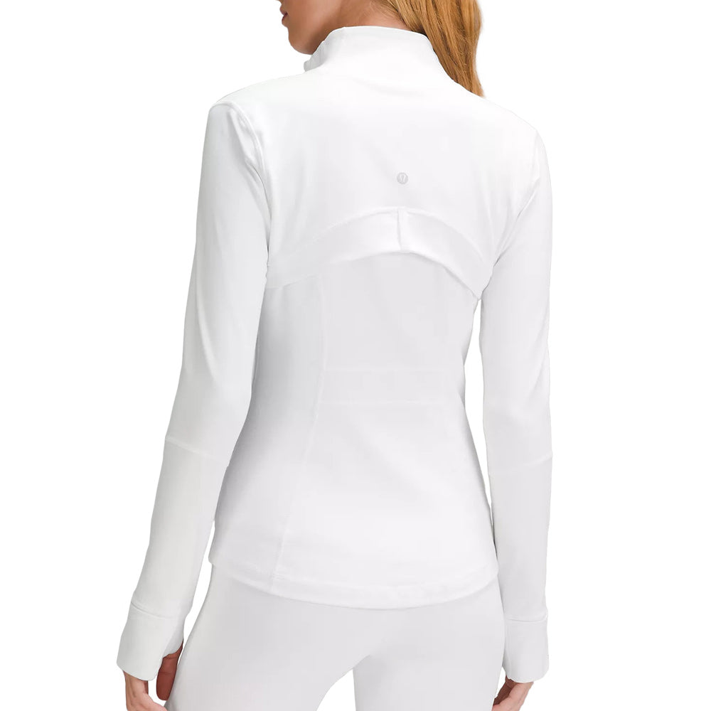 Clemson lululemon Women's Curvy Define Jacket - WHITE