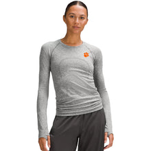Clemson lululemon Women's Curvy Slate Swiftly Tech Long Sleeve Shirt 2.0