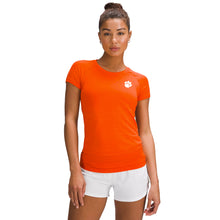 Clemson lululemon Women's Curvy Swiftly Tech Short Sleeve Shirt 2.0 - ORANGE