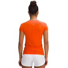 Clemson lululemon Women's Curvy Swiftly Tech Short Sleeve Shirt 2.0 - ORANGE