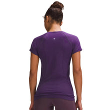 Clemson lululemon Women's Curvy Swiftly Tech Short Sleeve Shirt 2.0 - PURPLE