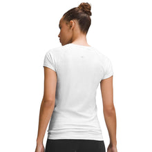 Clemson lululemon Women's Curvy Swiftly Tech Short Sleeve Shirt 2.0 - WHITE
