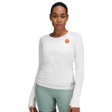 Clemson lululemon Women's Curvy White Swiftly Tech Long Sleeve Shirt 2.0