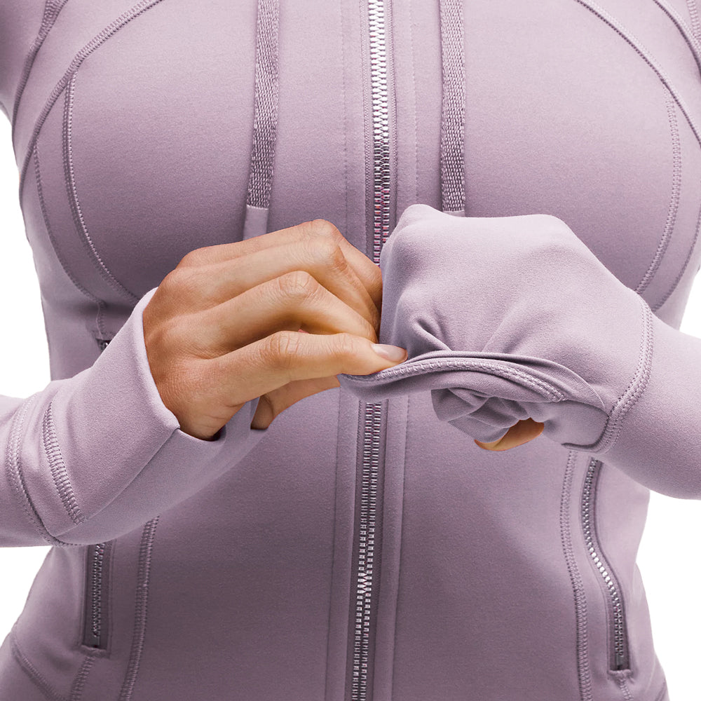 Clemson lululemon Women's Define Cropped Hooded Jacket - LT PURPLE