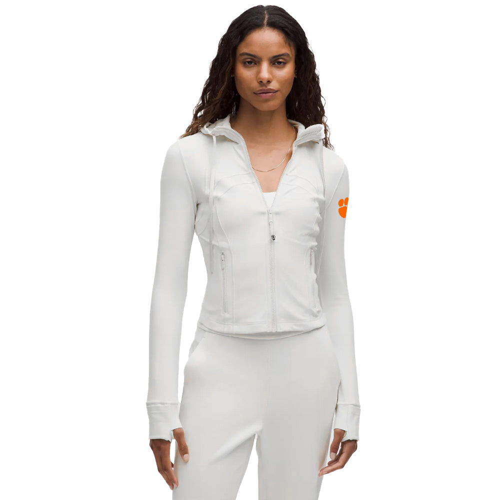 Clemson lululemon Women's Define Cropped Hooded Jacket