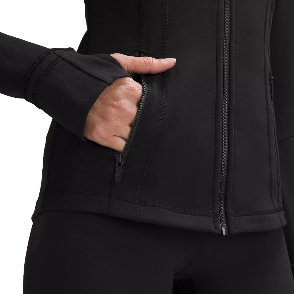 Clemson lululemon Women's Orange Paw Define Jacket - BLACK