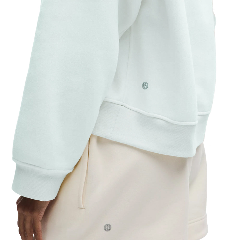 Clemson lululemon Women's Paw Hammer Steady State Oversized Tonal Crew - LT BLUE