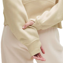 Clemson lululemon Women's Scuba Funnel Neck Gold Zipper Half Zip - IVORY
