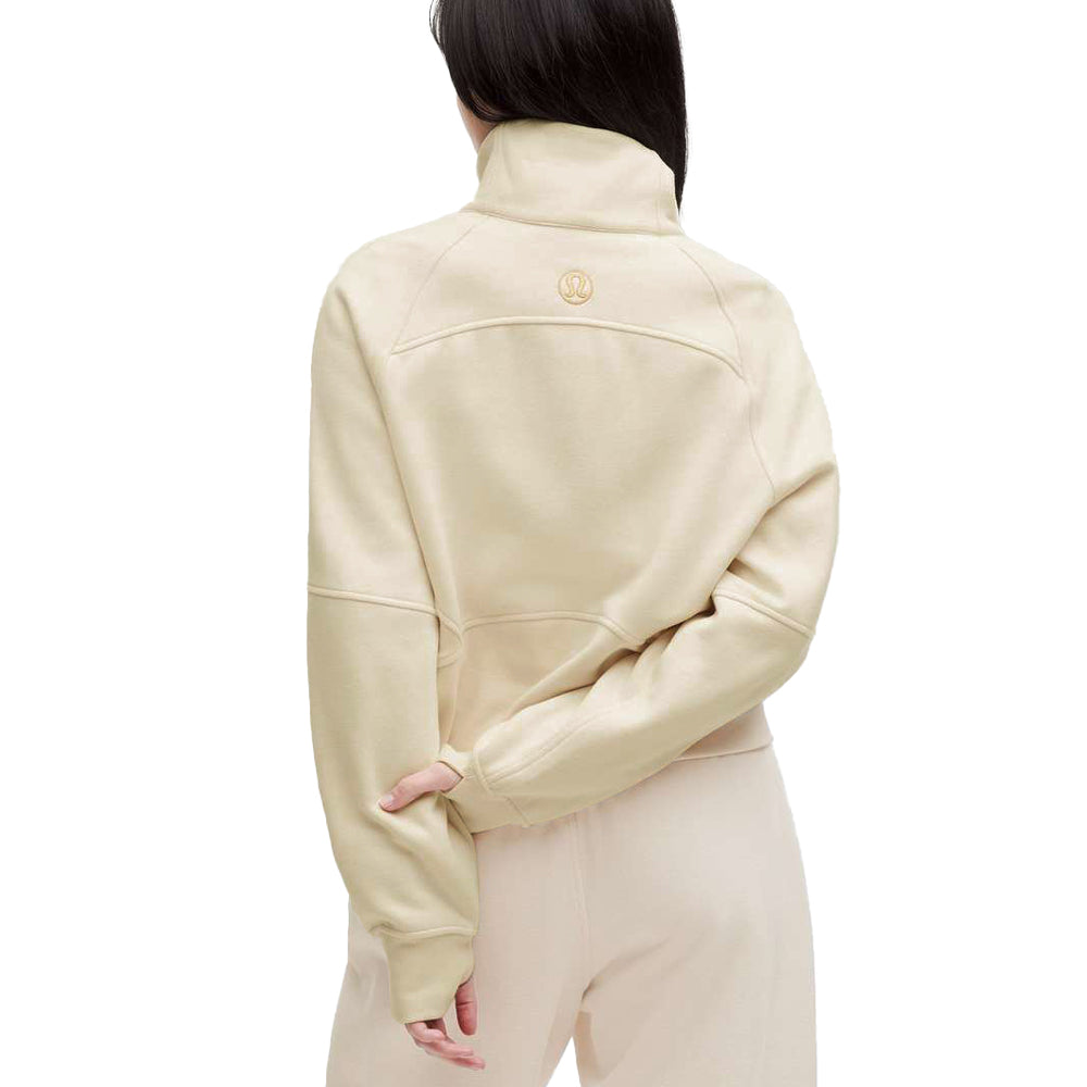 Clemson lululemon Women's Scuba Funnel Neck Gold Zipper Half Zip
