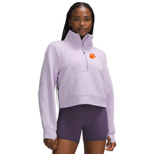 Clemson lululemon Women's Scuba Funnel Neck Half Zip - LT PURPLE