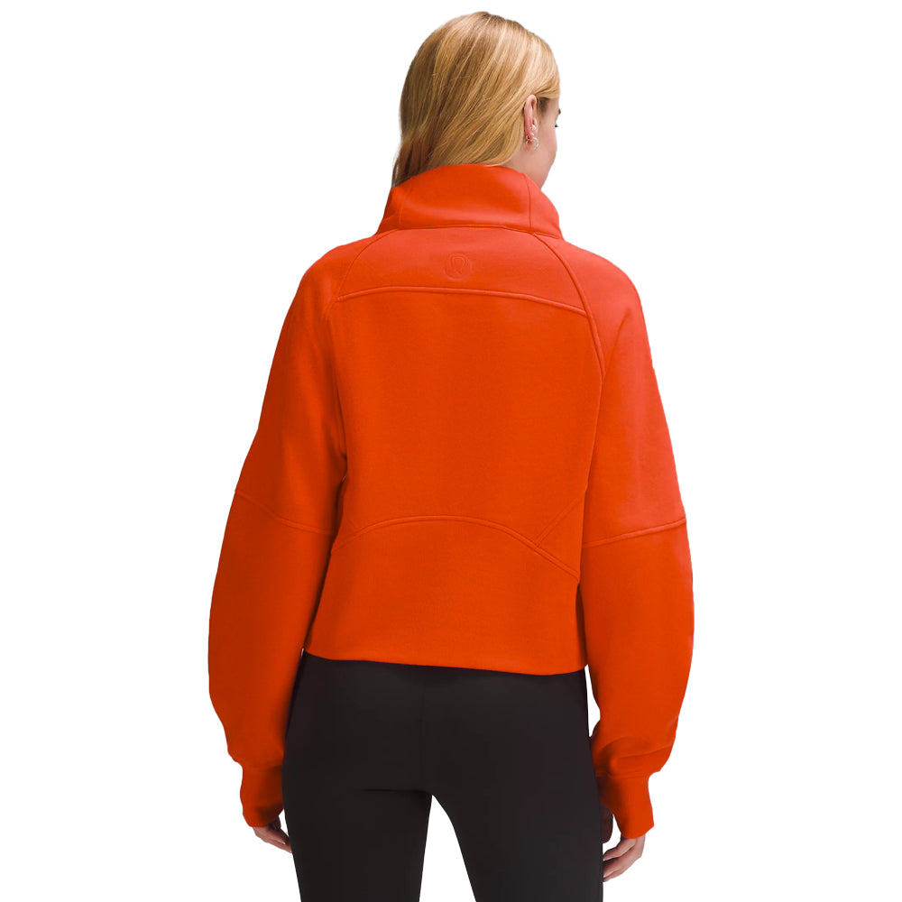 Clemson lululemon Women's Scuba Funnel Neck Half Zip - ORANGE