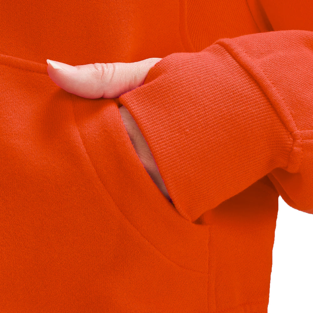 Clemson lululemon Women's Scuba Funnel Neck Half Zip - ORANGE