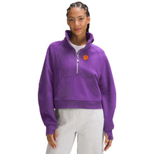 Clemson lululemon Women's Scuba Funnel Neck Half Zip - PURPLE