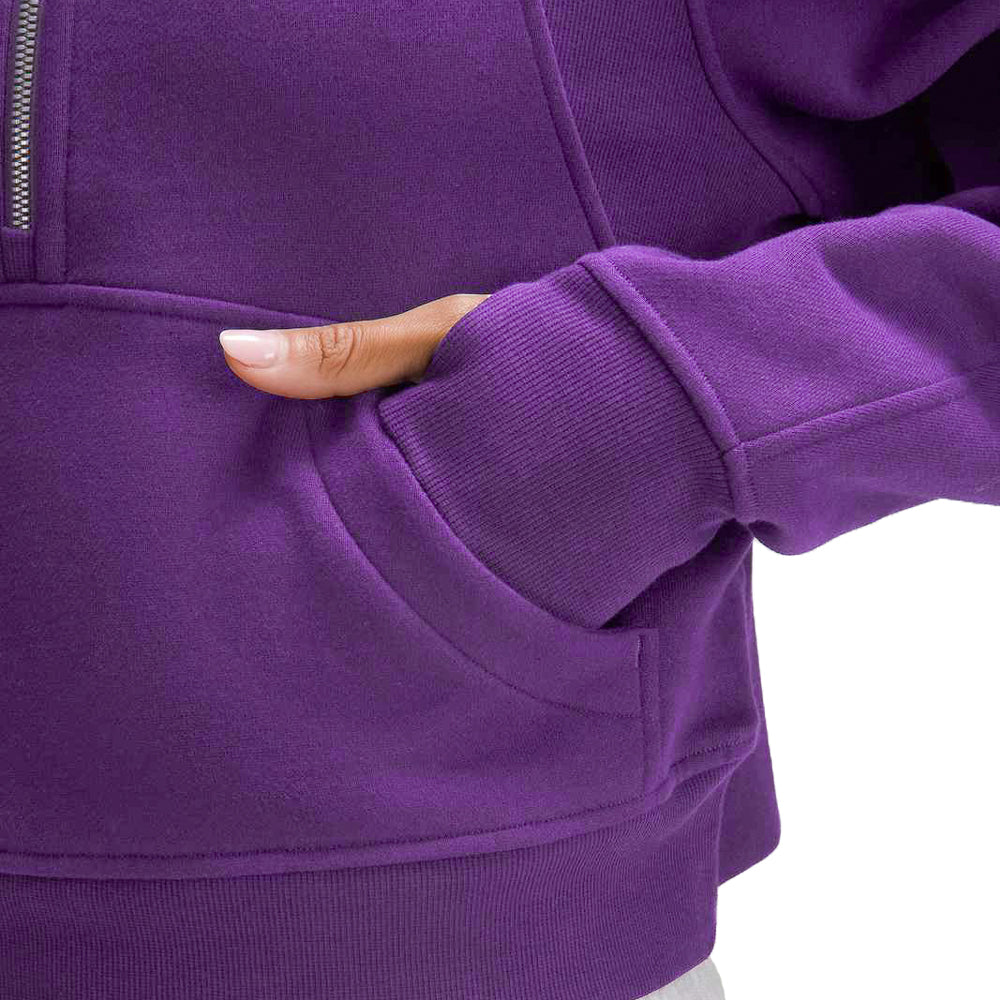 Clemson lululemon Women's Scuba Funnel Neck Half Zip - PURPLE