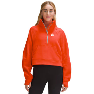 Clemson lululemon Women's Scuba Funnel Neck Half Zip