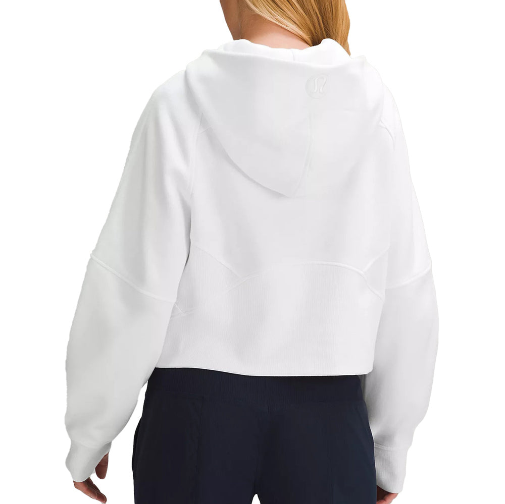 Clemson lululemon Women's Scuba Oversized Half-Zip Hoodie - WHITE