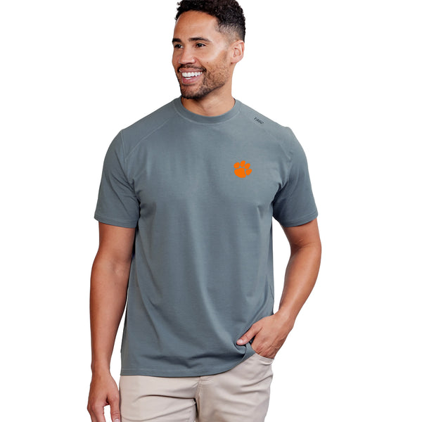 Clemson tasc Carrollton Fitness Tee - DENIM