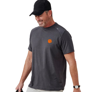 Clemson tasc Carrollton Fitness Tee - DK GREY