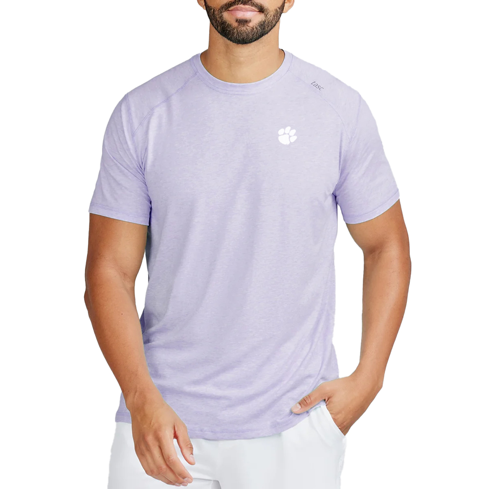 Clemson tasc Carrollton Fitness Tee - LT PURPLE