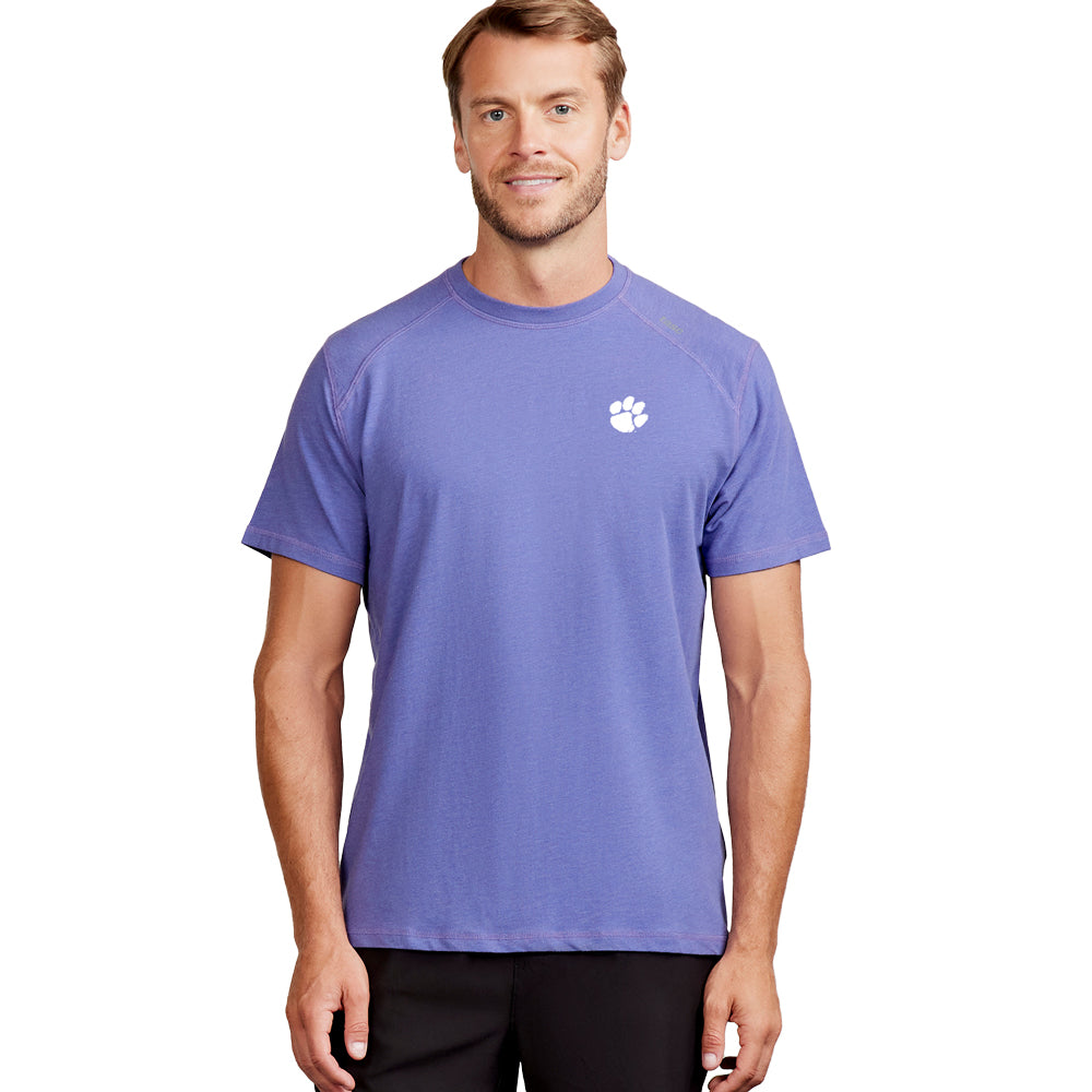 Clemson tasc Carrollton Fitness Tee - PURPLE