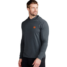 Clemson tasc Carrollton Lightweight Hoodie Tee - DK GREY