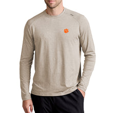 Clemson tasc Carrollton Long Sleeve Heather Tee
