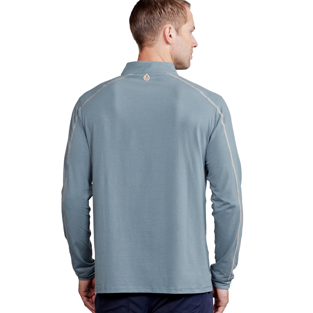 Clemson tasc Carrollton Quarter Zip - DENIM