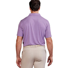 Clemson tasc Cloud Brookline Stripe Polo  - PURPLE