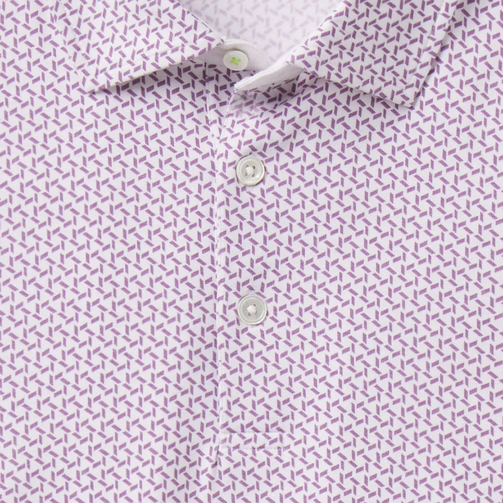 Clemson tasc Cloud Panels Polo - PURPLE