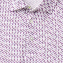 Clemson tasc Cloud Panels Polo - PURPLE