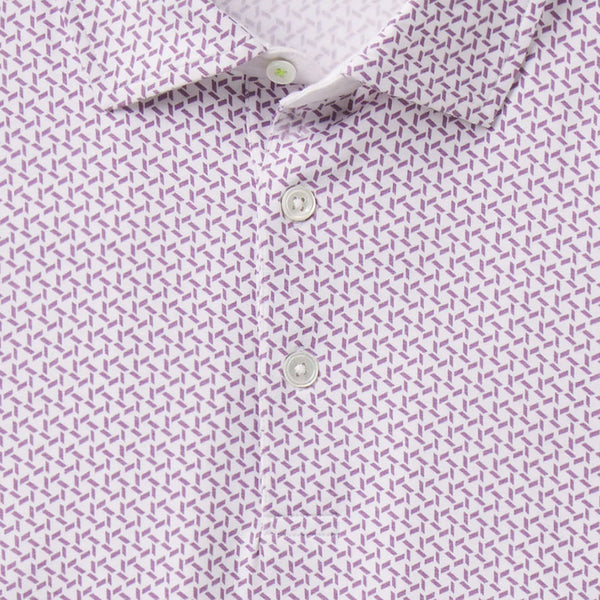 Clemson tasc Cloud Panels Polo - PURPLE
