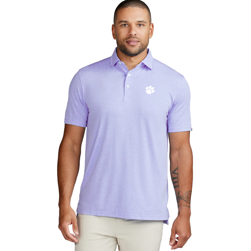 Clemson tasc Cloud Performance Polo - LT PURPLE