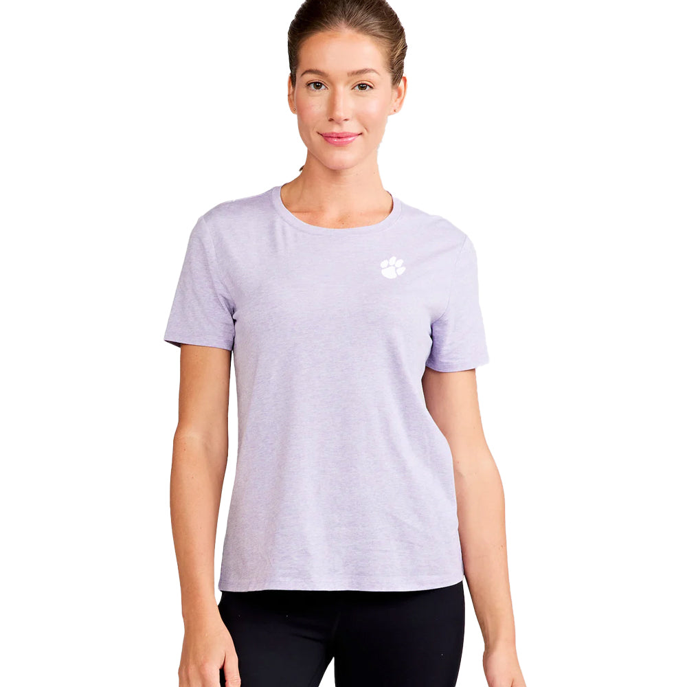 Clemson tasc Women's All Day Tee - LT PURPLE