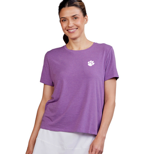 Clemson tasc Women's All Day Tee - PURPLE