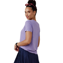 Clemson tasc Women's All Day V-Neck Tee - LT PURPLE