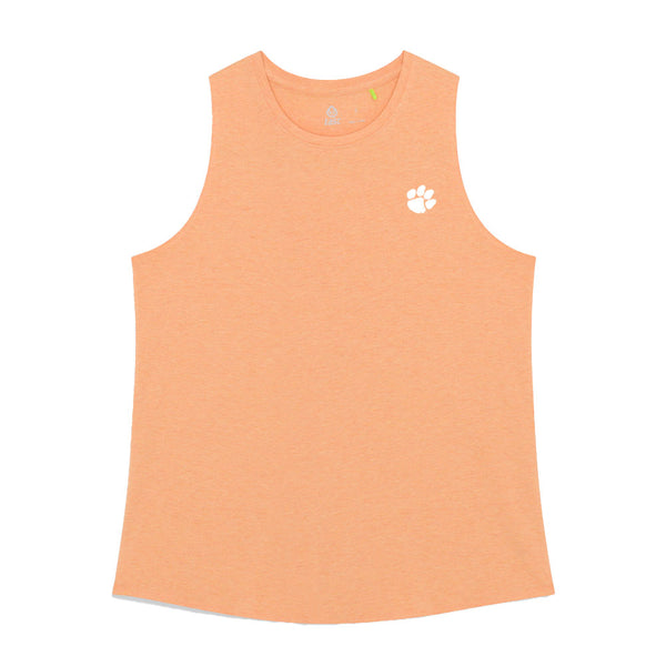 Clemson tasc Women's Nola Tank - LT ORANGE