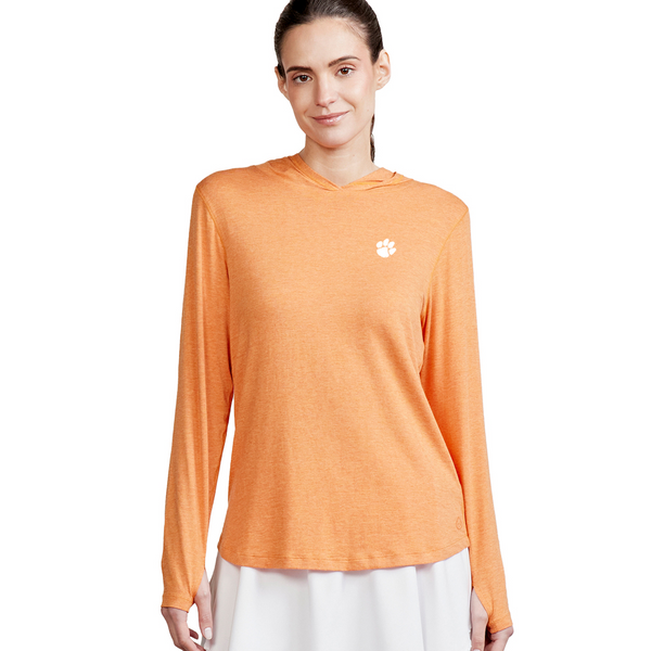 Clemson tasc Women’s Recess Lightweight Hoodie - ORANGE