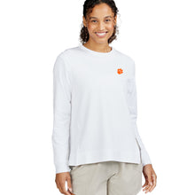 Clemson tasc Women's Riverwalk Crew - WHITE