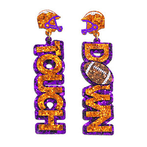 Glitter Touch Down Earrings