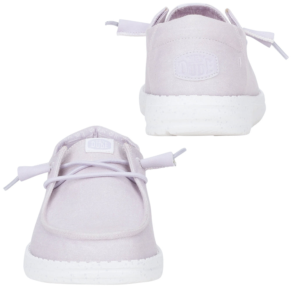 Hey Dude Wendy Stretch Canvas - LT PURPLE